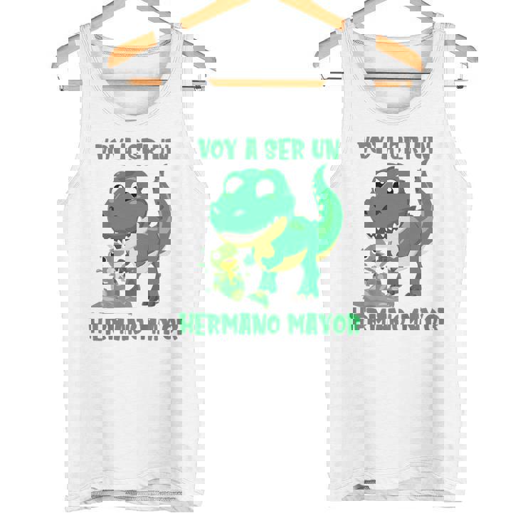 Niñosoy A Ser Un Hermano Mayor Dinosaurio Con Huevo Idea Dino Camiseta sin mangas