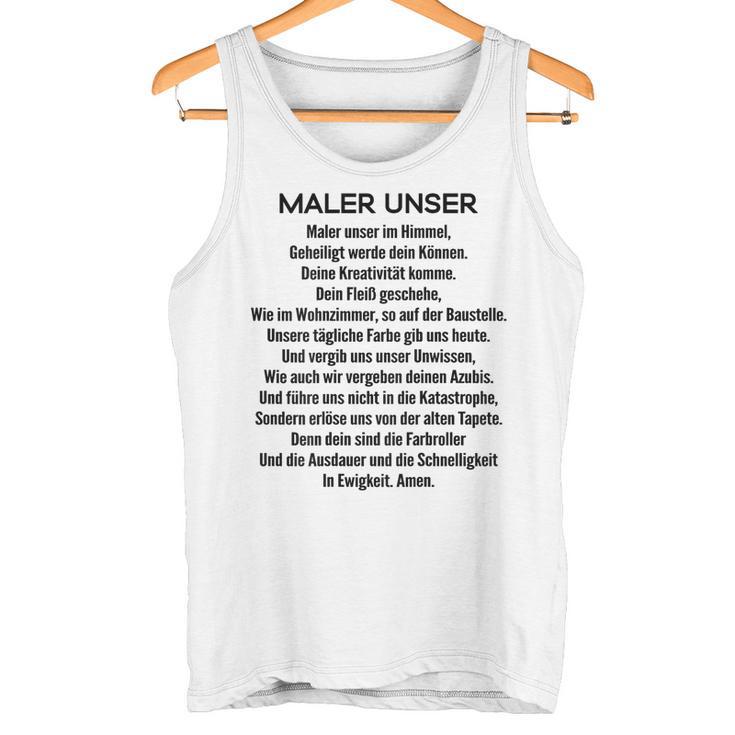 Painter Our Prayer Painter And Lacquer S Tank Top