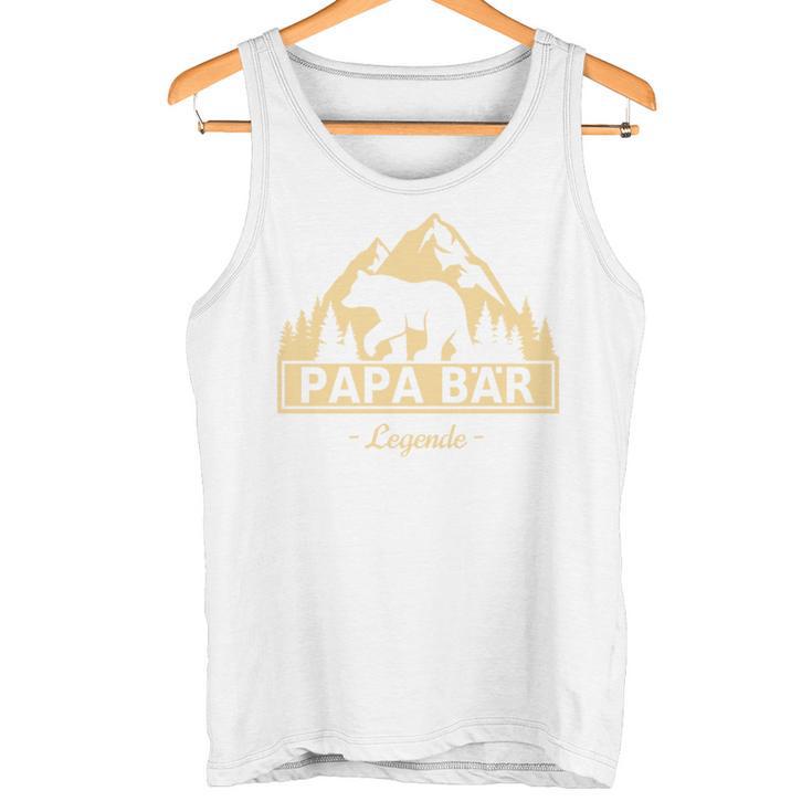 Papa Bär Legende Familie Geburtater Tank Top