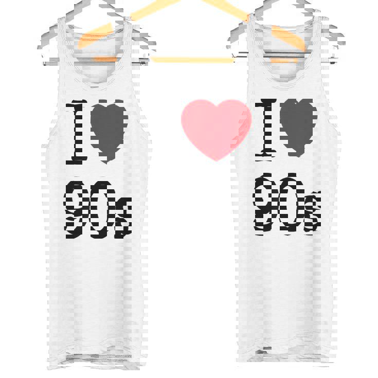 S De Regreso A Los 90 Diseño Gráficointage Retro I Love 90'S Camiseta sin mangas