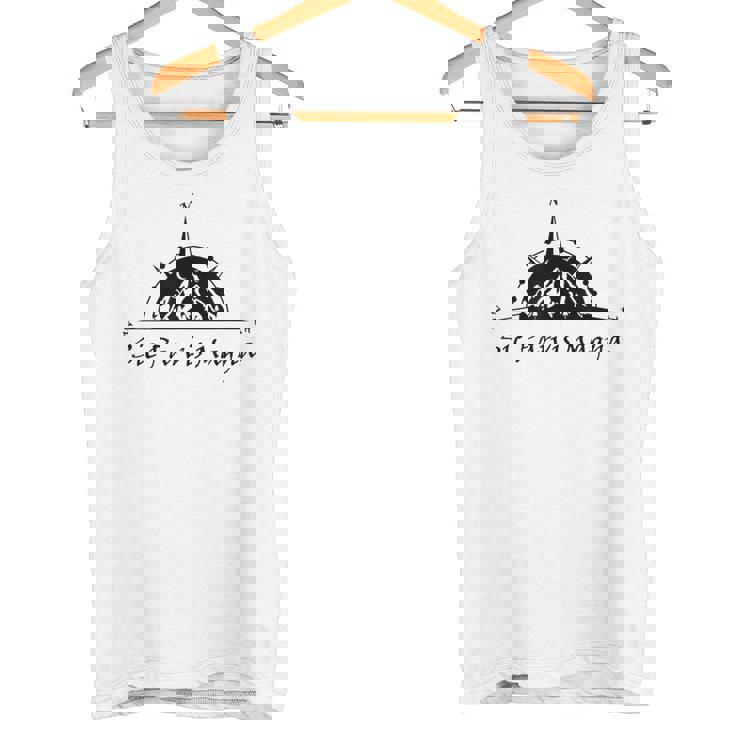 Sic Parvis Magna La Grandeza Latina Desde Pequeños Comienzos Camiseta sin mangas