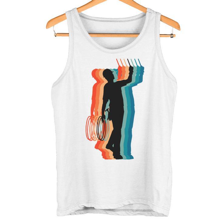 Stolzer Elektriker Papa Retrointage Elektriker Papa Tank Top