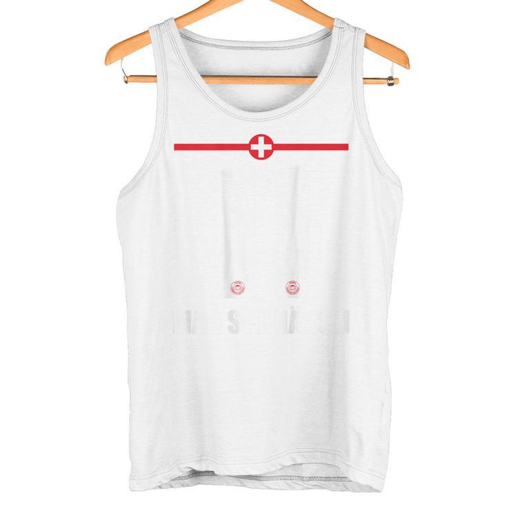 Swiss Sauf Jersey Mag Schnapsli Schnapps Name Red Tank Top