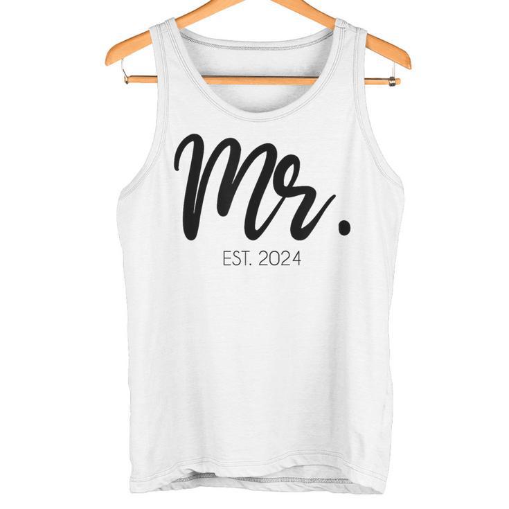 Wedding Mr Est 2024 Groom Tank Top