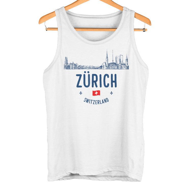 Zürich Schweiz Swiss Travel Tank Top