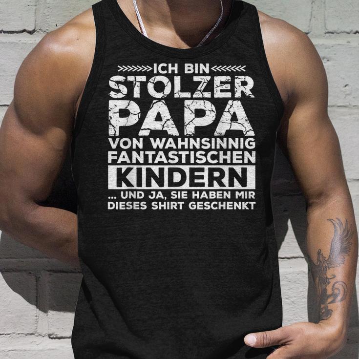 3 Drei 2 Ich Bin Stolzer Papaon Zwei Tolle Kinder S Tank Top Geschenke für Ihn