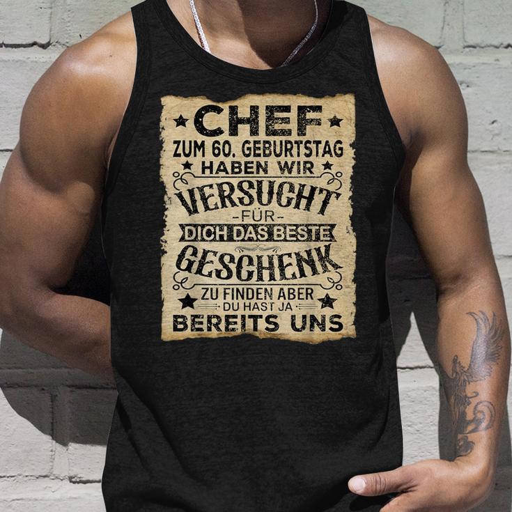 60 Birthday Chef Für Dich Das Beste Mann 60Ster Tank Top Geschenke für Ihn