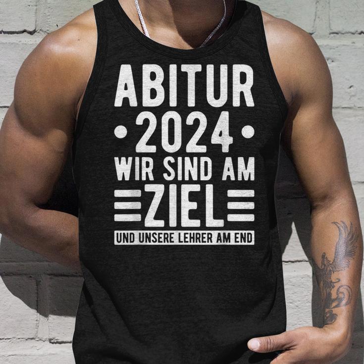 Abitur 2024 Wir Sind Am Ziel Prüfung Bestanden Abi 2024 Tank Top Geschenke für Ihn