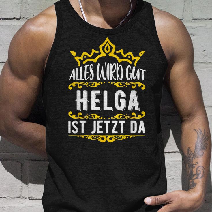 Alles Wird Gut Helga Ist Jetzt Da Alles Wird Gut Alles Wird Gut Tank Top Geschenke für Ihn