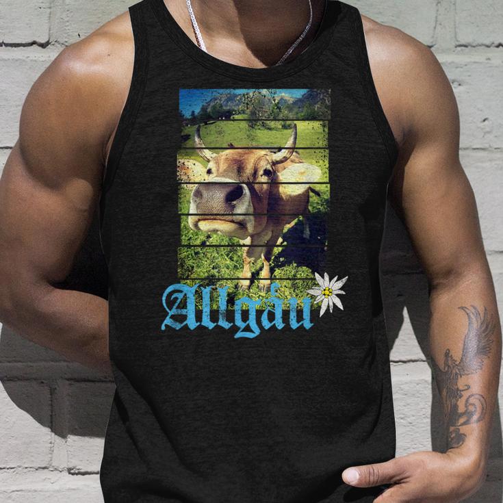 Allgäu Alpenintage Kuh Bayern Deutschland Souvenir S Tank Top Geschenke für Ihn