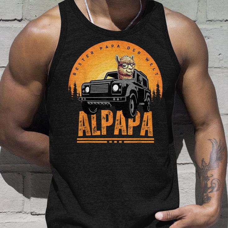 Alpapa Alpakaatertag Bester Papa Del Welt Alpakaatertag Tank Top Geschenke für Ihn