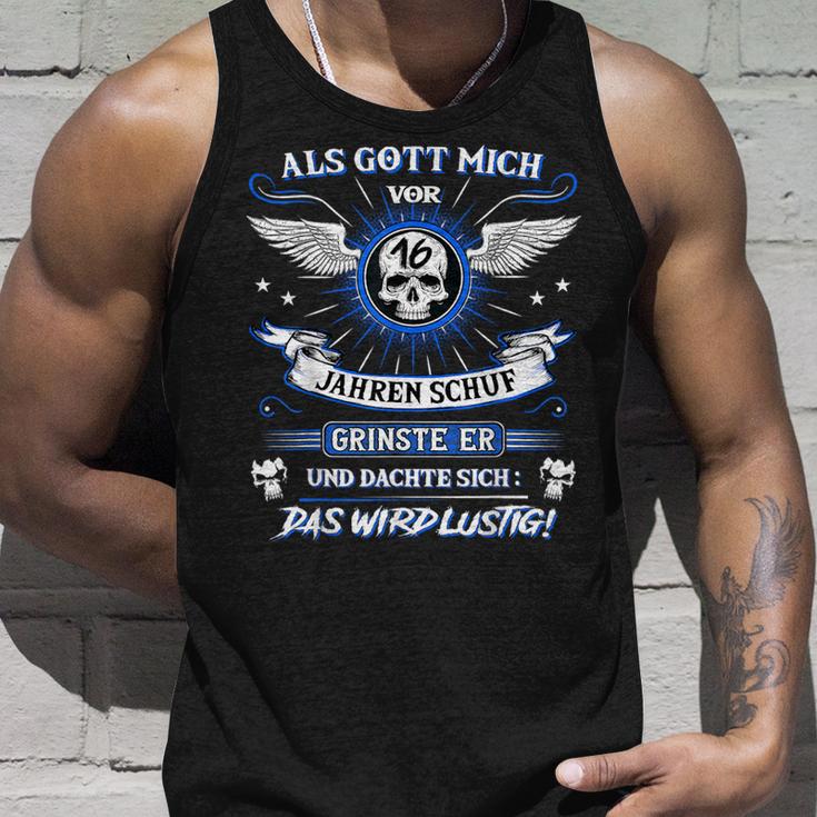 Als Gott Michor 16 Jahren Schuf Grinste Er 16Th Birthday Als Gott Michor S Tank Top Geschenke für Ihn