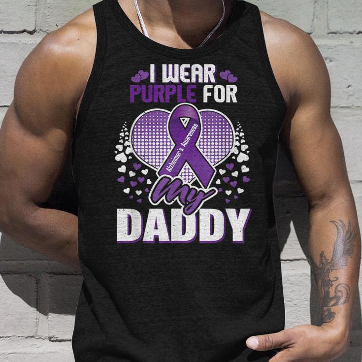 Alz Ich Trage Lila Für Papa Alzheimer Bewusstsein Tank Top Geschenke für Ihn