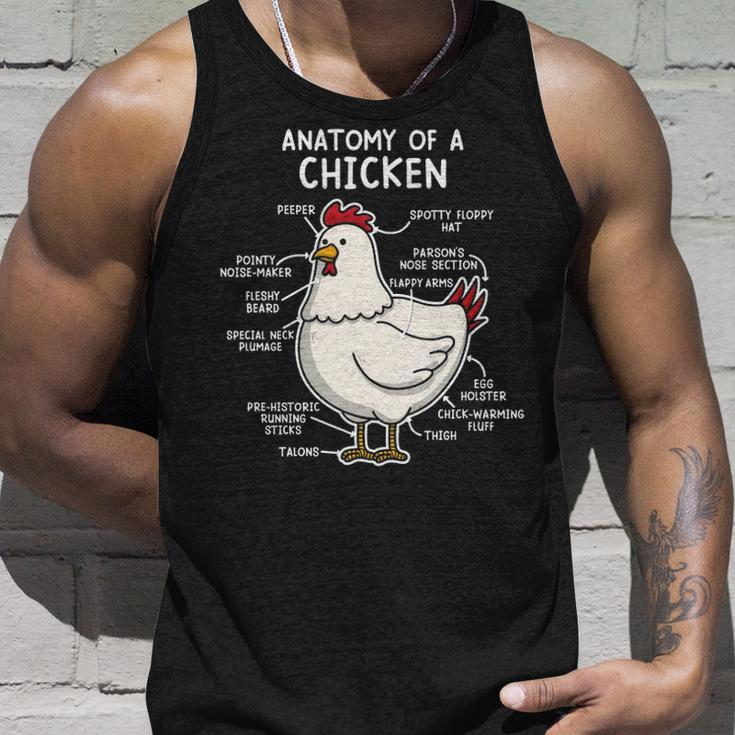 Anatomy Of A Chicken Country Farm Women Girl Tank Top Gifts for Him