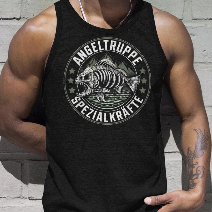 Angeltruppe Spezialkräfte Lustiges Geschenk Spruch Angler Tank Top Geschenke für Ihn