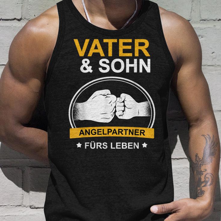 Angler Papa Fischer Father And Son Fishing Tank Top Geschenke für Ihn