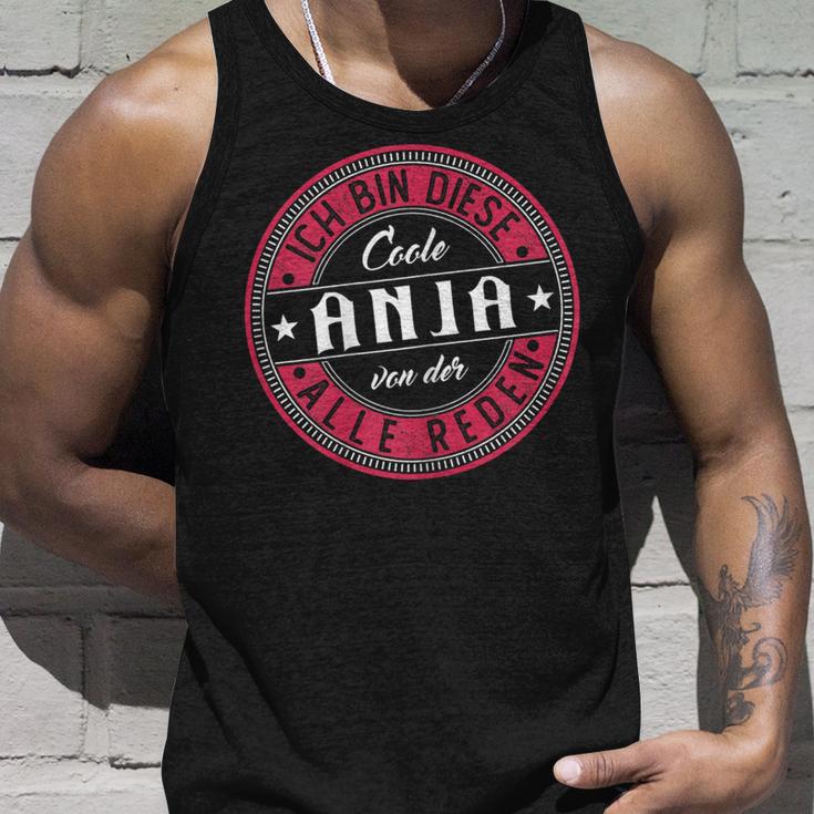 Anja Ich Bin Diese Coole Anja Tank Top Geschenke für Ihn