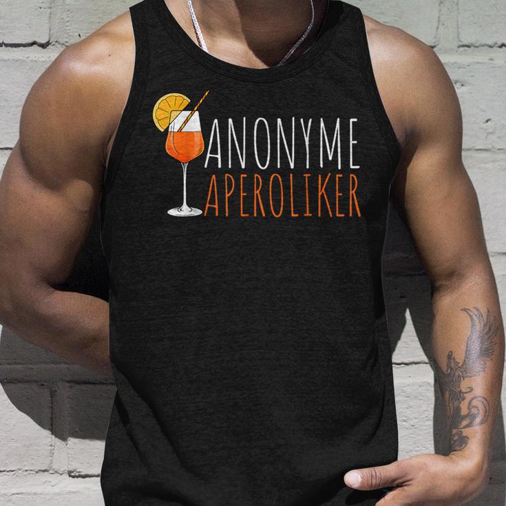 Anonyme Aperoliker Aperitif Sprizz Tank Top Geschenke für Ihn