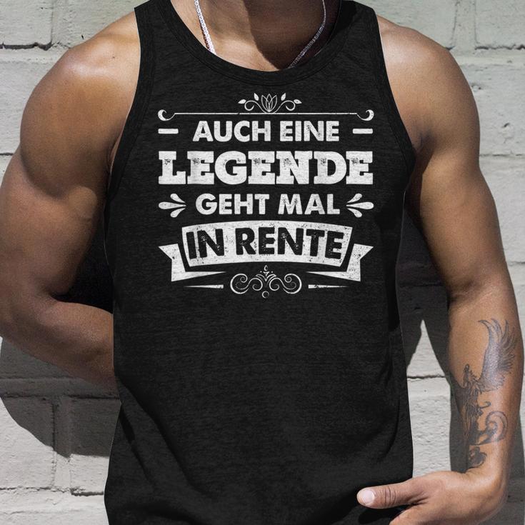 Auch Eine Legende Geht Mal In Rente Retirement Tank Top Geschenke für Ihn