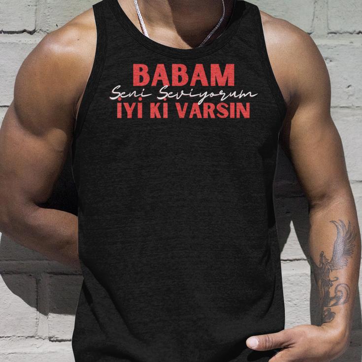 Babam Iyi Kiarsin Özel Green Hediyesi Tank Top Geschenke für Ihn