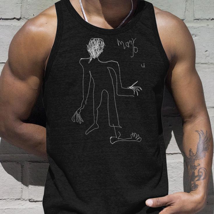 Backprint Figur Moderne Kunst Abstrakte Kunst Tank Top Geschenke für Ihn