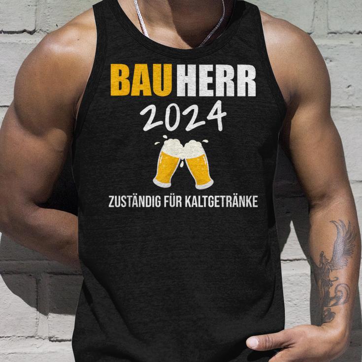 Bauherr 2024 Hausbau Neubau Baustelle Topping-Out Tank Top Geschenke für Ihn