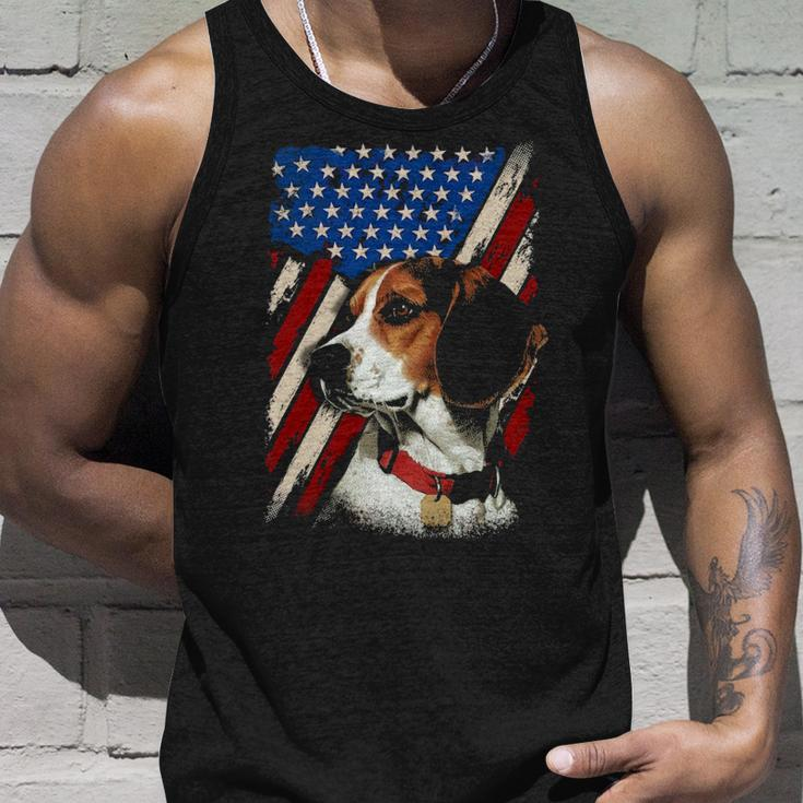Beagle American Flag Bandana Patriotic 4Th Of July Tank Top Gifts for Him