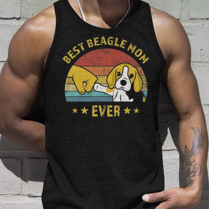 Best Beagle Mom Ever Retro Vintage Puppy Lover Tank Top Gifts for Him