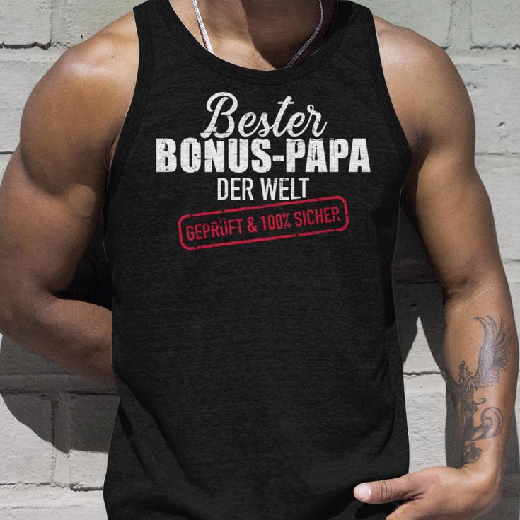 Best Bonus Papa Der Welt Tank Top Geschenke für Ihn