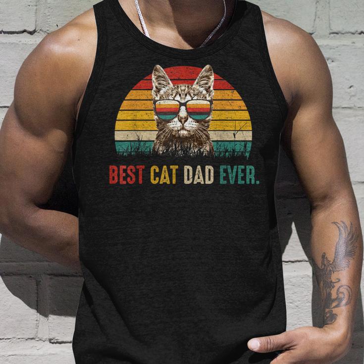 Best Cat Dad Everintage Cat Daddy Fun Cat Dad Tank Top Geschenke für Ihn