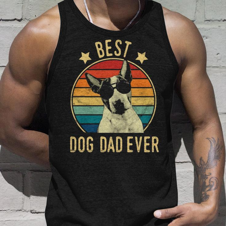 Best Dog Dad Ever Bull Terrier Father's Day Gif Tank Top Gifts for Him