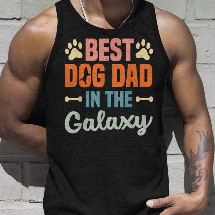 Best Dog Dad In The Galaxy –Atertag – Hundeliebende Papa Tank Top Geschenke für Ihn