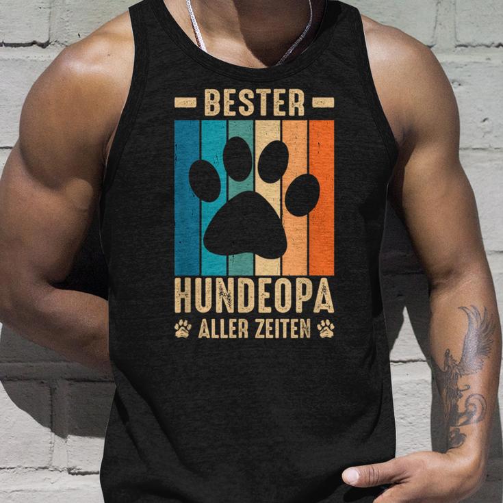 Best Dog Grandpa Of All Times Tank Top Geschenke für Ihn