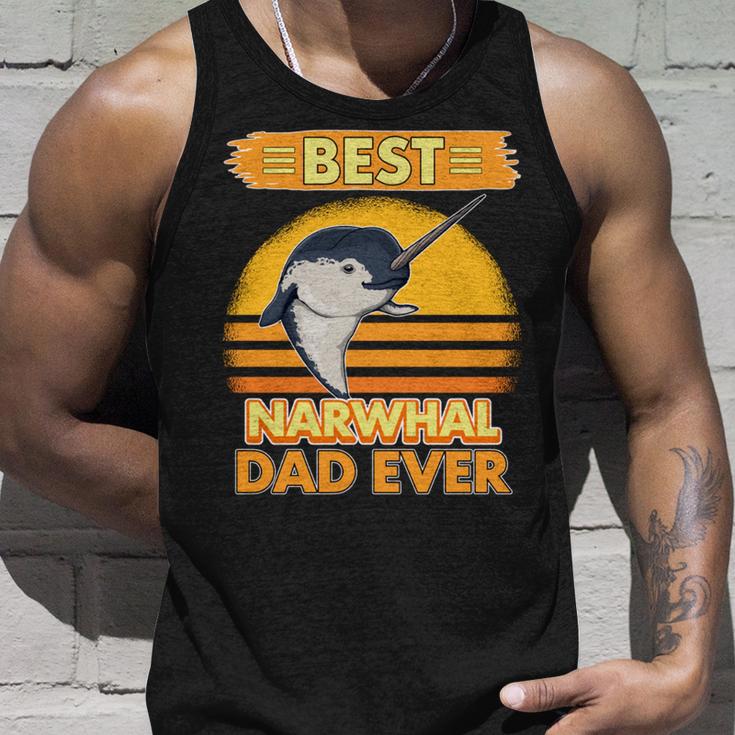 Best Narwhal Dad Ever Narwal Papaatertag Narwale Tank Top Geschenke für Ihn