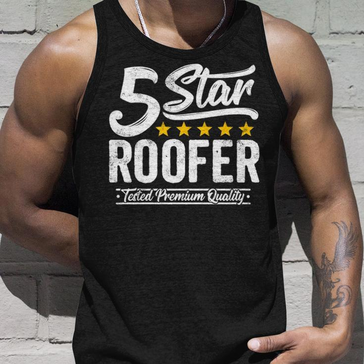 Best Roofer 5 Star Tank Top Gifts for Him