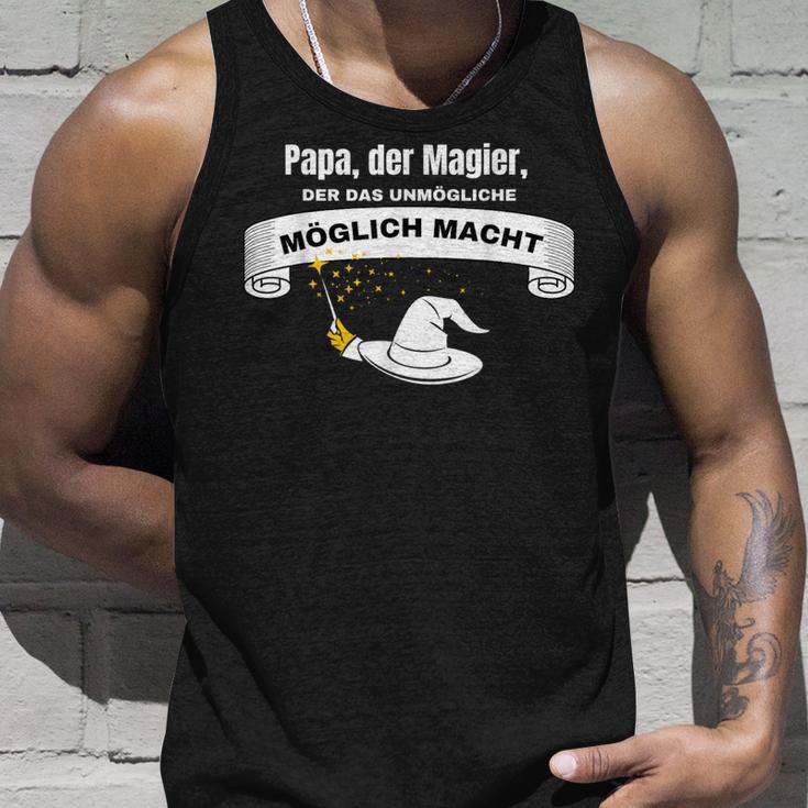 Beste Papaater Spruchatertag Papa ZaubererTank Top Geschenke für Ihn