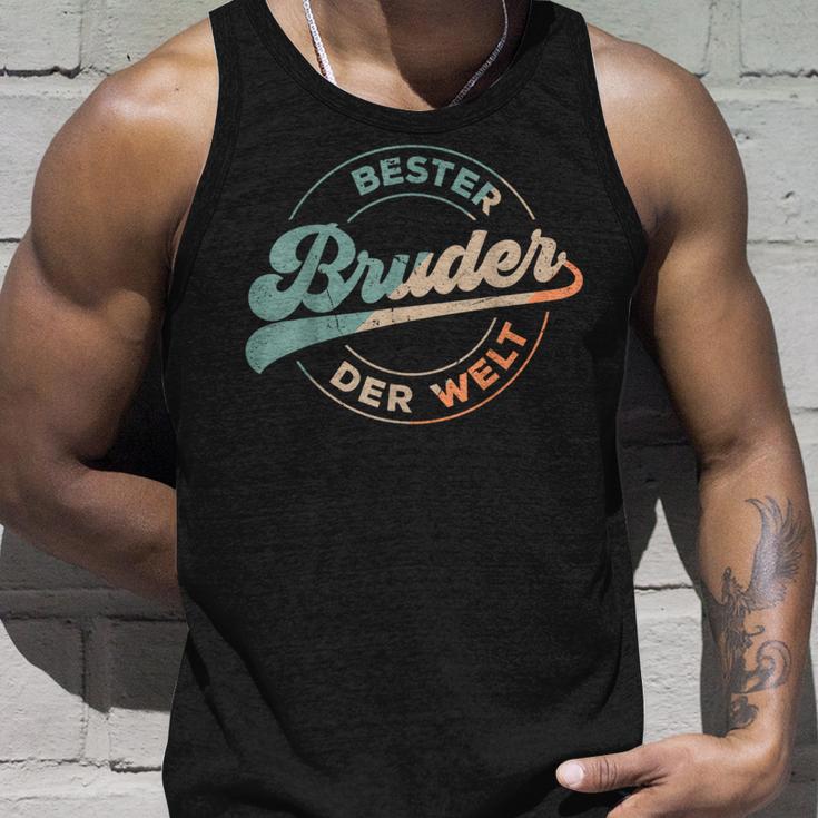 Bester Bruder Der Welt Retro Father's Day Brotherintage S Tank Top Geschenke für Ihn