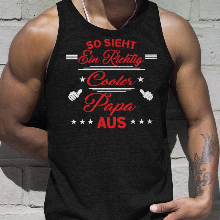 Bester Coolster Papa Der Weltatertagater Geschenk Herren Tank Top Geschenke für Ihn