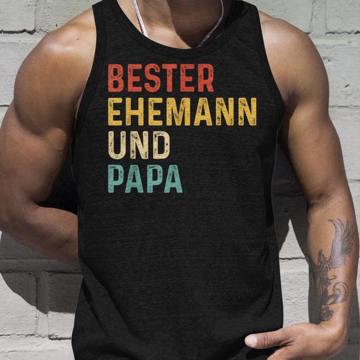 Bester Ehemann Und Papa Der Welt Tank Top Geschenke für Ihn