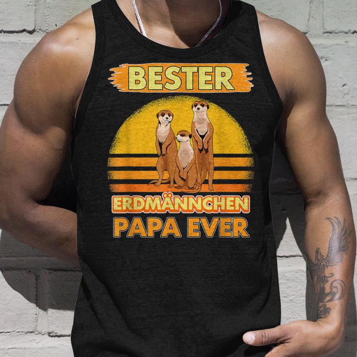 Bester Erdmännchen Papa Everatertag Erdmännchen Tank Top Geschenke für Ihn