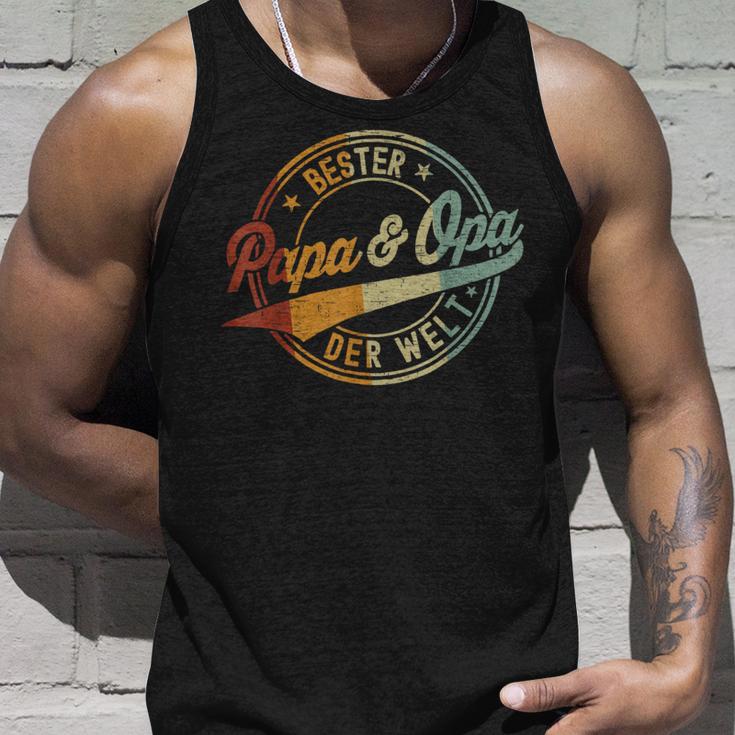 Bester Papa & Opa Der Welt Tank Top Geschenke für Ihn