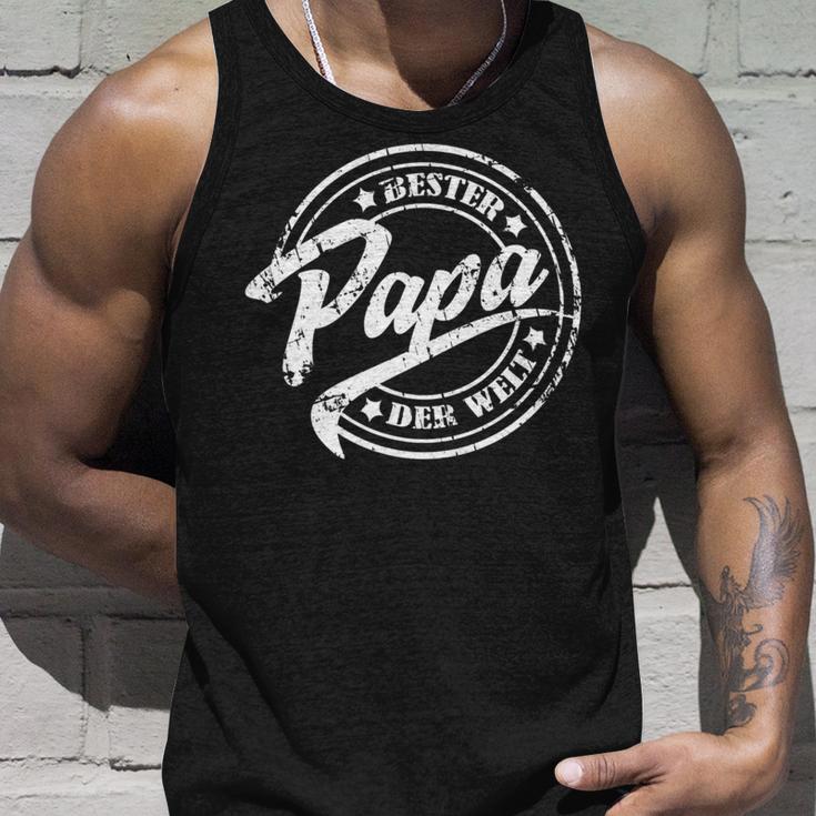 Bester Papa Der Welt Father's Dayintage Tank Top Geschenke für Ihn