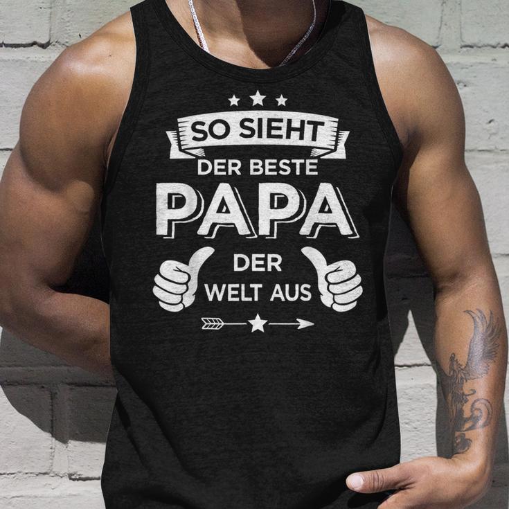 Bester Papa Der Welt Fürater Zumatertag Oder Weihnachten Tank Top Geschenke für Ihn