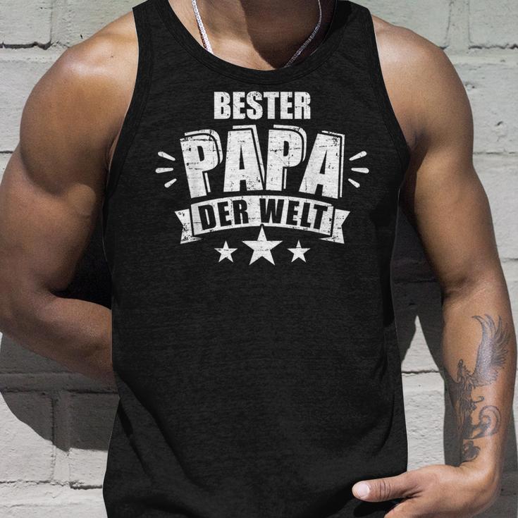 Bester Papa Der Welt German Langu Tank Top Geschenke für Ihn