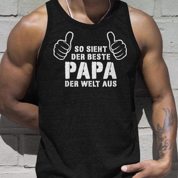 Bester Papa Der Welt Father's Day Ideas Dad Tank Top Geschenke für Ihn