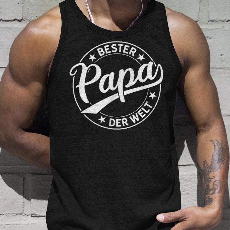 Bester Papa Der Weltatertag Besterater Super Papa Tank Top Geschenke für Ihn