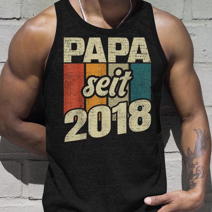 Bester Papa Seit 2018 German Tank Top Geschenke für Ihn