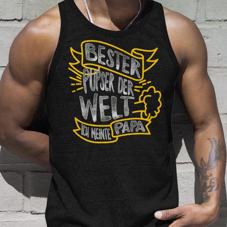 Bester Pupser Der Welt Ich Meinte Papaatertag Geschenk Tank Top Geschenke für Ihn