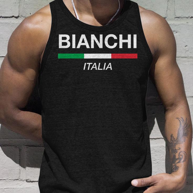 Bianchi Italian Name Family Surname Italy Flag Italia Tank Top Geschenke für Ihn