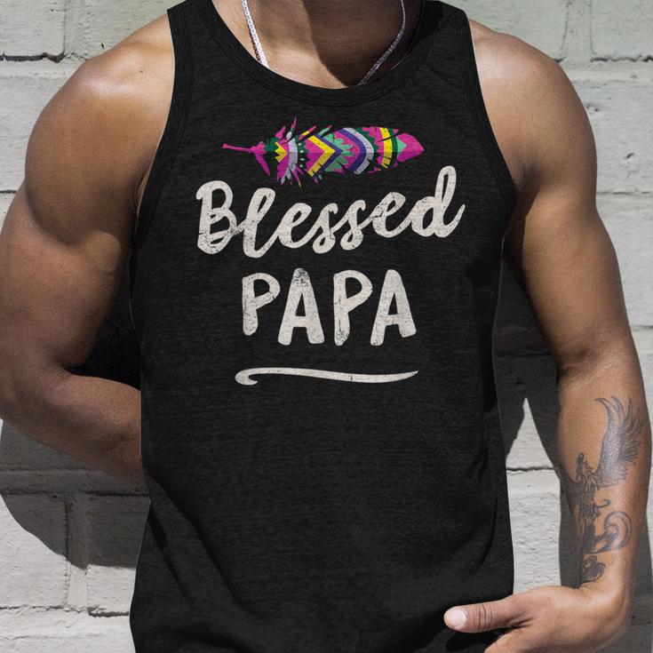 Blessed Papa Puerto Ricoatertagsgeschenk Tank Top Geschenke für Ihn